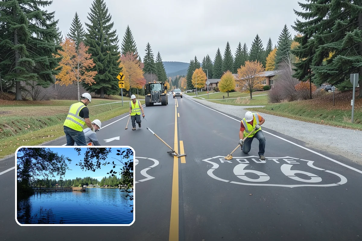 Sidewalk Pressure Washing in Federal Way, King County, WA - Removes slip-inducing algae and moss buildup from shaded PNW walkways