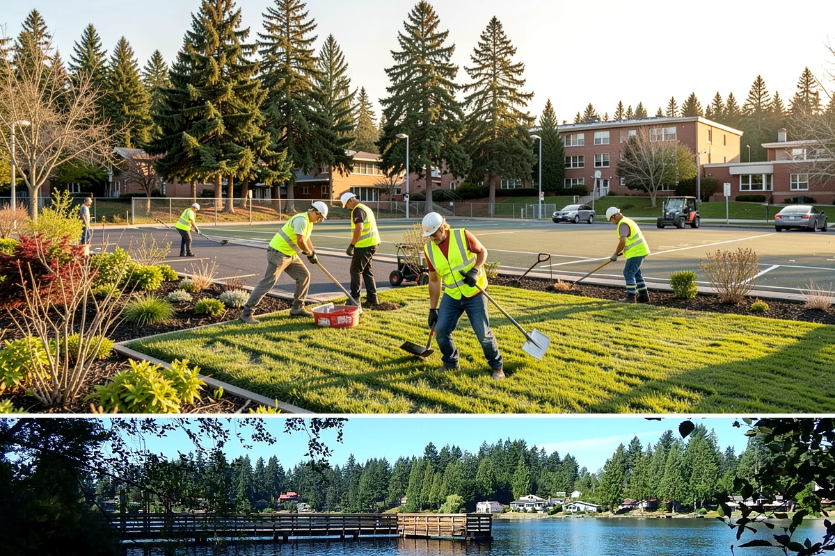 Sidewalk Pressure Washing in Federal Way, King County, WA - Cleaning is most effective in spring and early summer when milder weather speeds drying, though moss and algae control benefits...