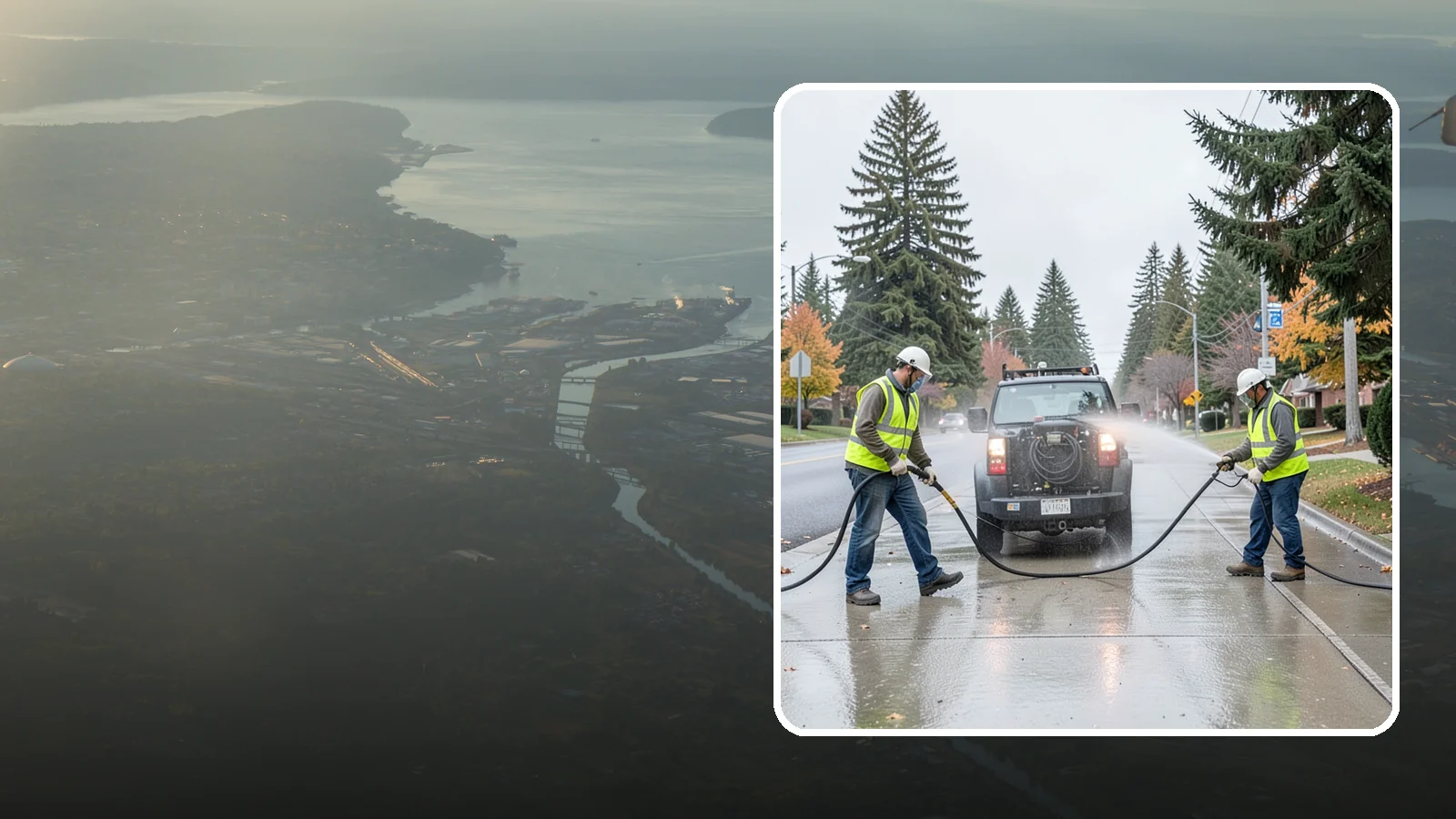 Sidewalk Pressure Washing in Fife, Pierce County, WA - Restore downtown walkways and public sidewalks with scheduled hot-water pressure washing that meets municipal cleanliness...