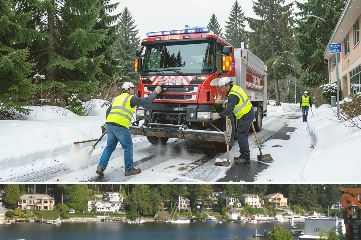 Sidewalk Pressure Washing in Gig Harbor, Pierce County, WA - Cleaning is most effective in spring and early summer when milder weather speeds drying, though moss and algae control benefits...