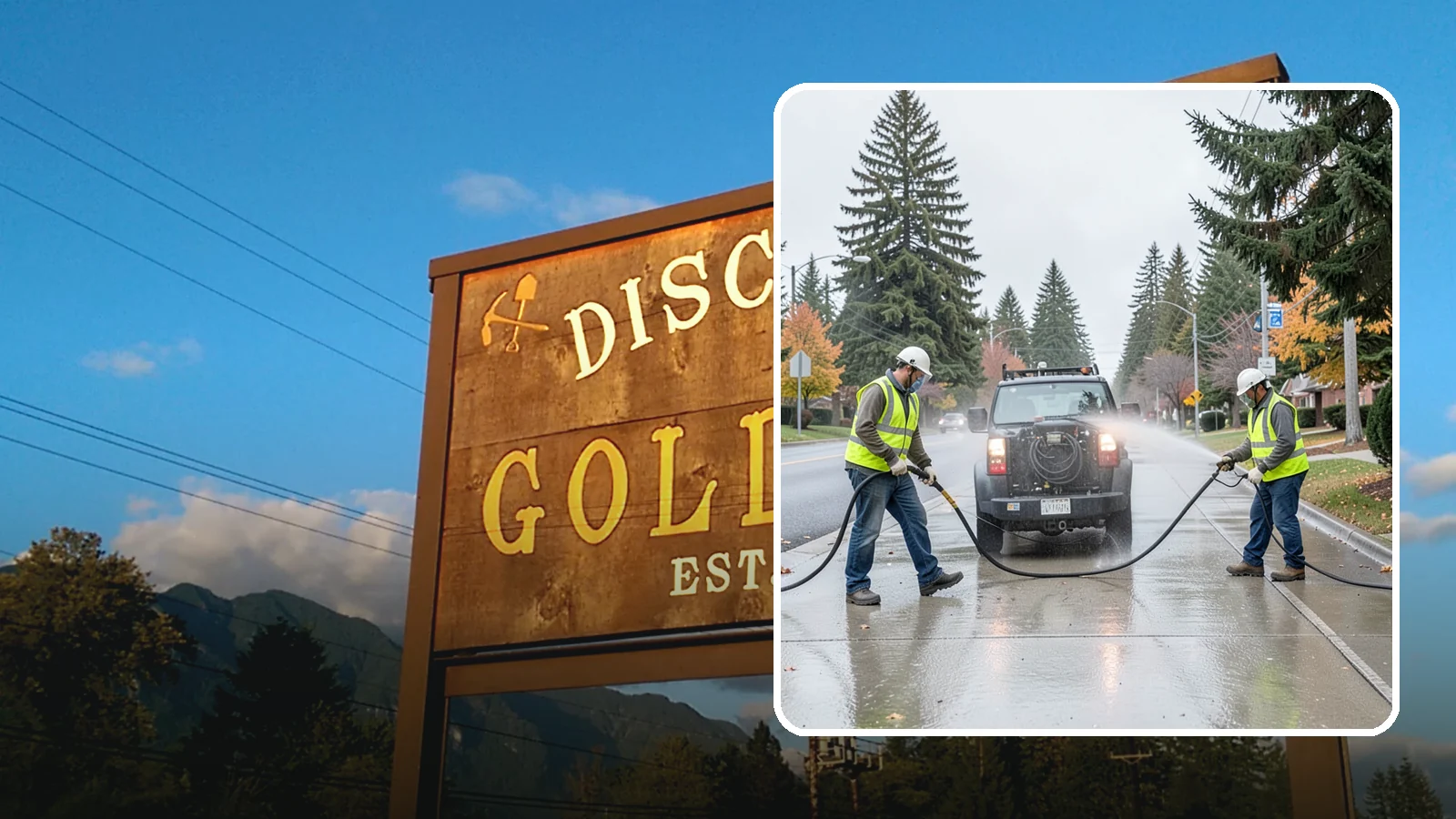 Sidewalk Pressure Washing in Gold Bar, Snohomish County, WA - Restore downtown walkways and public sidewalks with scheduled hot-water pressure washing that meets municipal cleanliness...