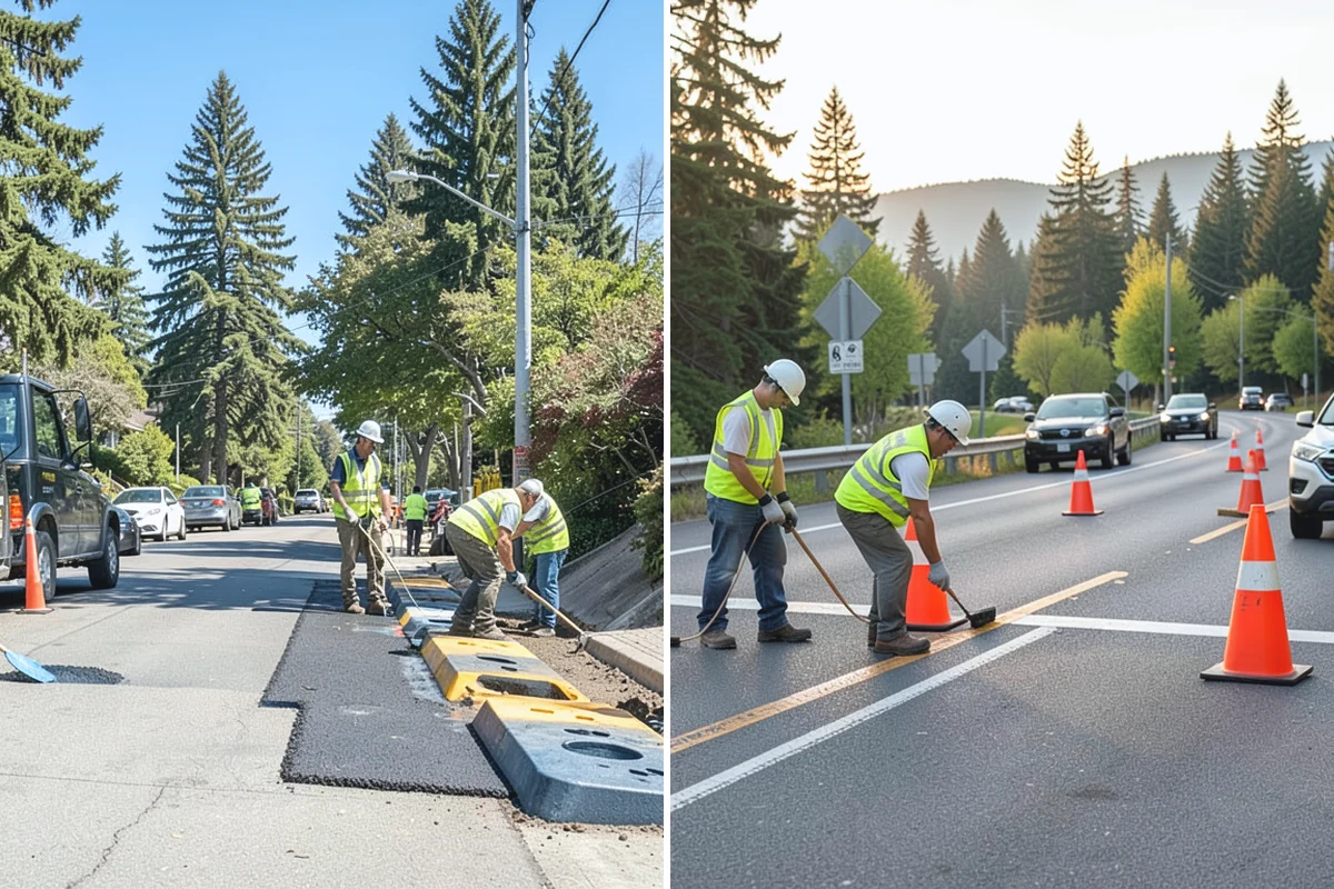 Sidewalk Pressure Washing in Granite Falls, Snohomish County, WA - Walk the route with staff to map linear footage, staining, and drain locations