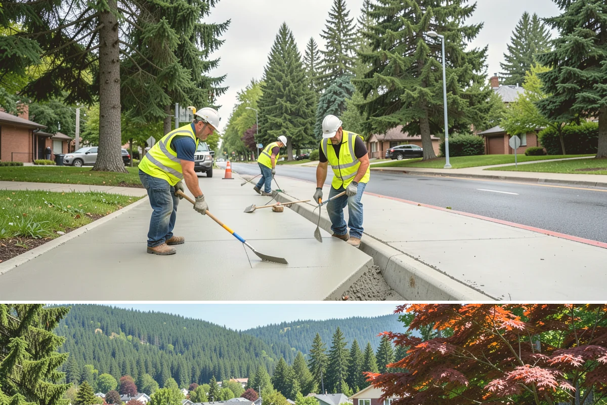 Sidewalk Pressure Washing in Index, Snohomish County, WA - Cleaning is most effective in spring and early summer when milder weather speeds drying, though moss and algae control benefits...
