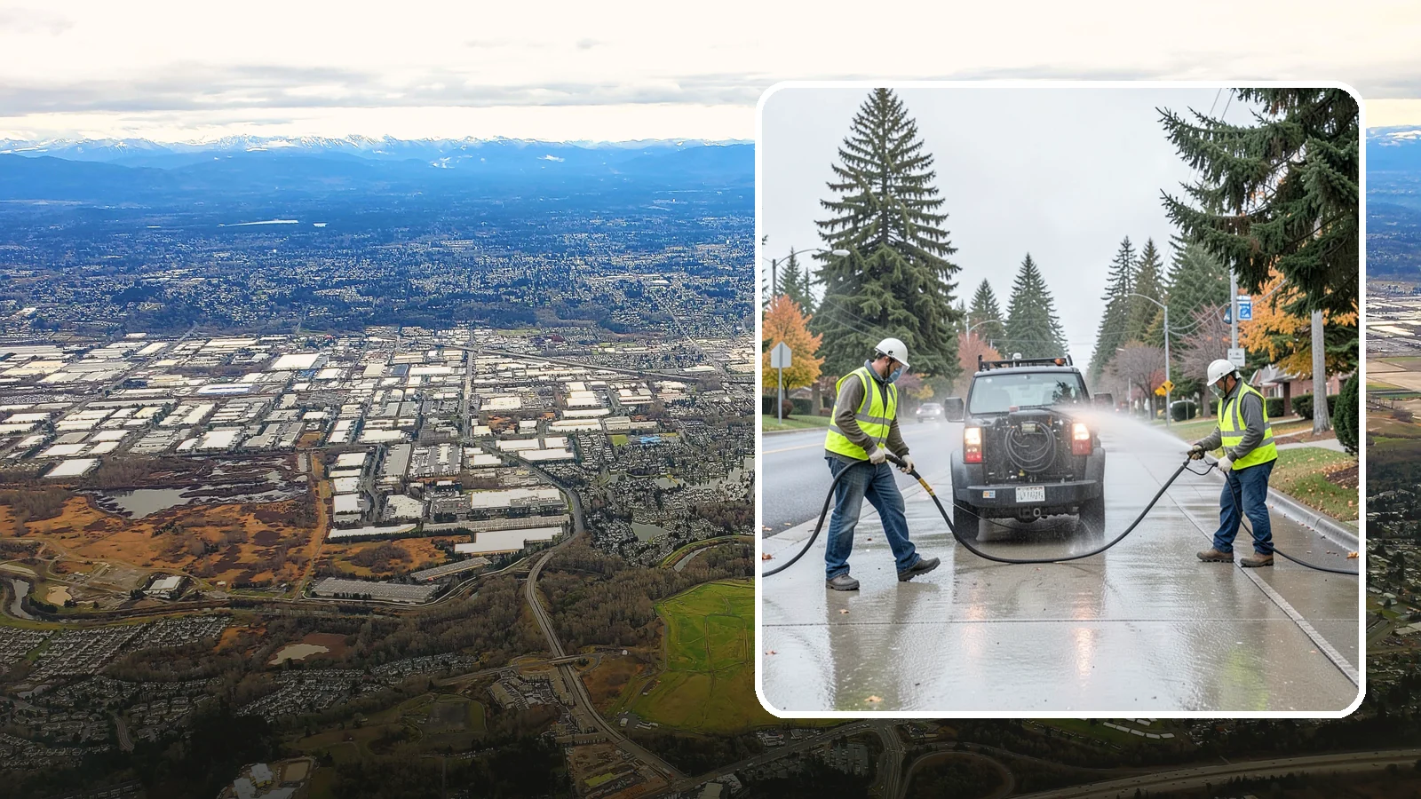 Sidewalk Pressure Washing in Kent, King County, WA - Restore downtown walkways and public sidewalks with scheduled hot-water pressure washing that meets municipal cleanliness...