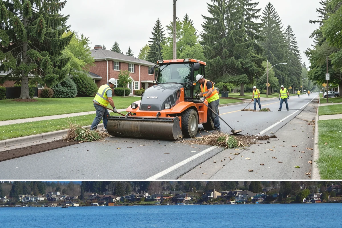 Sidewalk Pressure Washing in Lake Stevens, Snohomish County, WA - Cleaning is most effective in spring and early summer when milder weather speeds drying, though moss and algae control benefits...