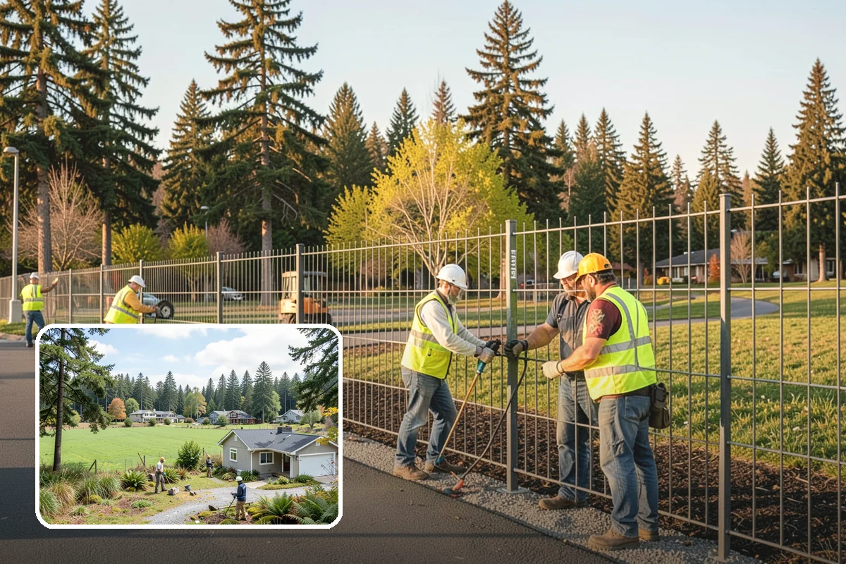 Sidewalk Pressure Washing in Lyman, Skagit County, WA - Removes slip-inducing algae and moss buildup from shaded PNW walkways