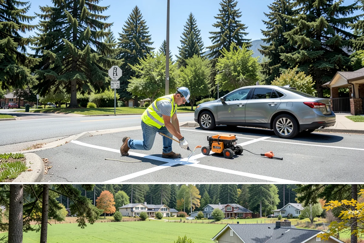 Sidewalk Pressure Washing in Lyman, Skagit County, WA - Cleaning is most effective in spring and early summer when milder weather speeds drying, though moss and algae control benefits...