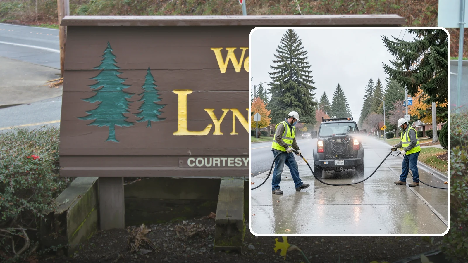 Sidewalk Pressure Washing in Lynnwood, Snohomish County, WA - Restore downtown walkways and public sidewalks with scheduled hot-water pressure washing that meets municipal cleanliness...