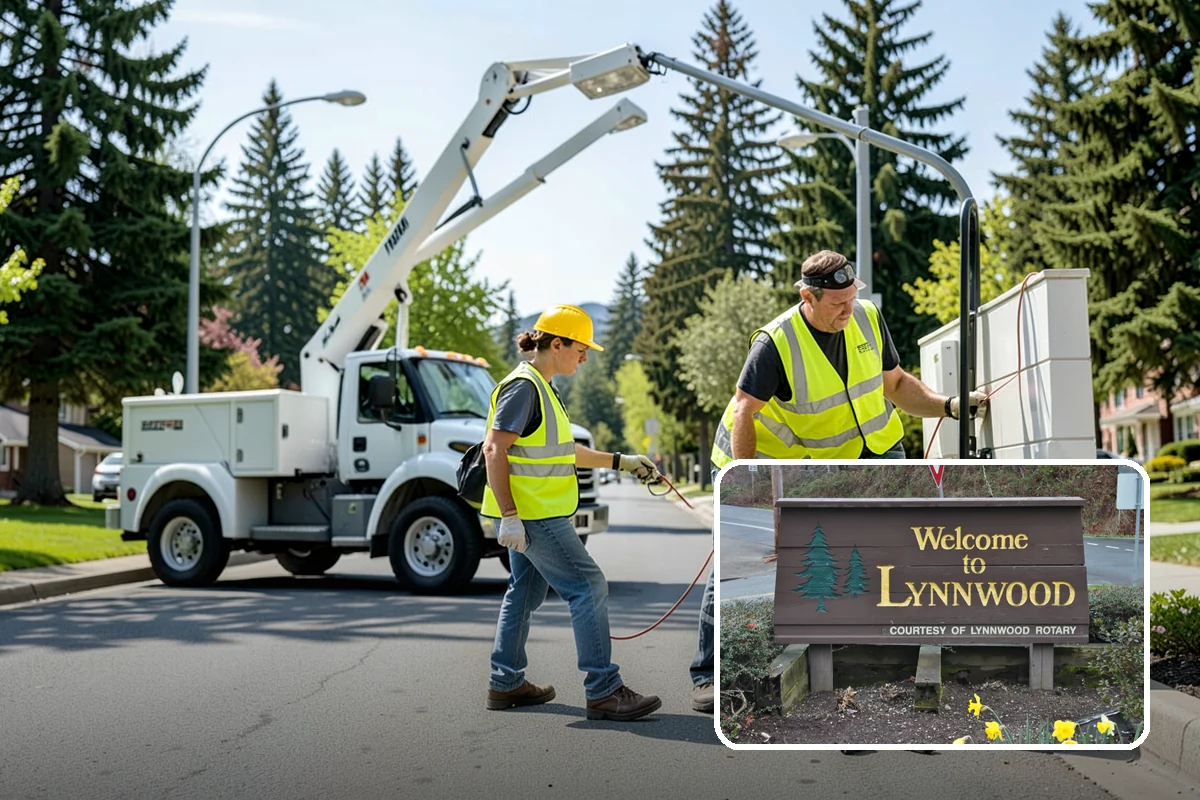 Sidewalk Pressure Washing in Lynnwood, Snohomish County, WA - Removes slip-inducing algae and moss buildup from shaded PNW walkways