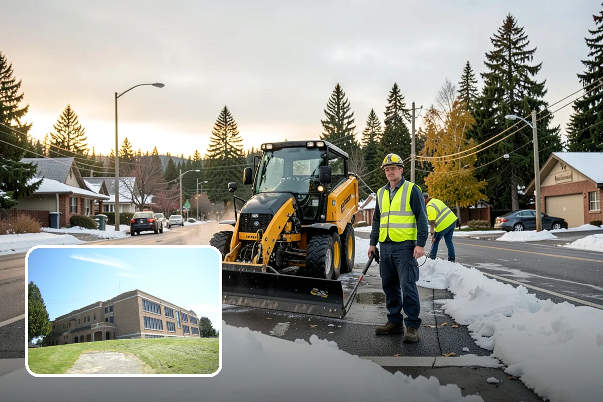 Sidewalk Pressure Washing in Maple Valley, King County, WA - Removes slip-inducing algae and moss buildup from shaded PNW walkways