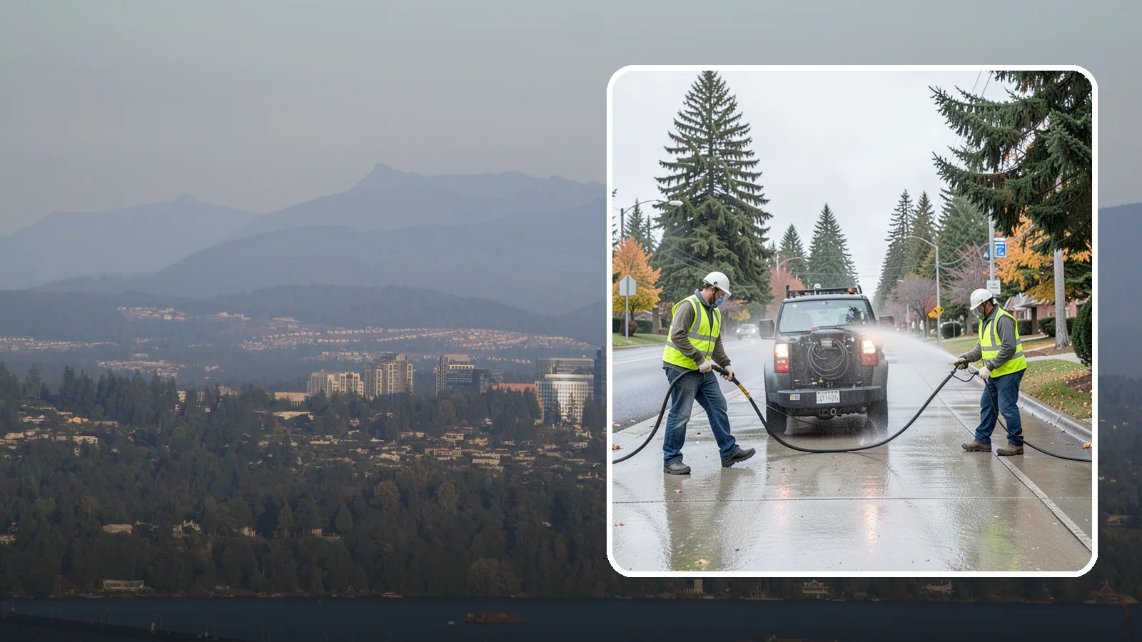Sidewalk Pressure Washing in Medina, King County, WA - Restore downtown walkways and public sidewalks with scheduled hot-water pressure washing that meets municipal cleanliness...