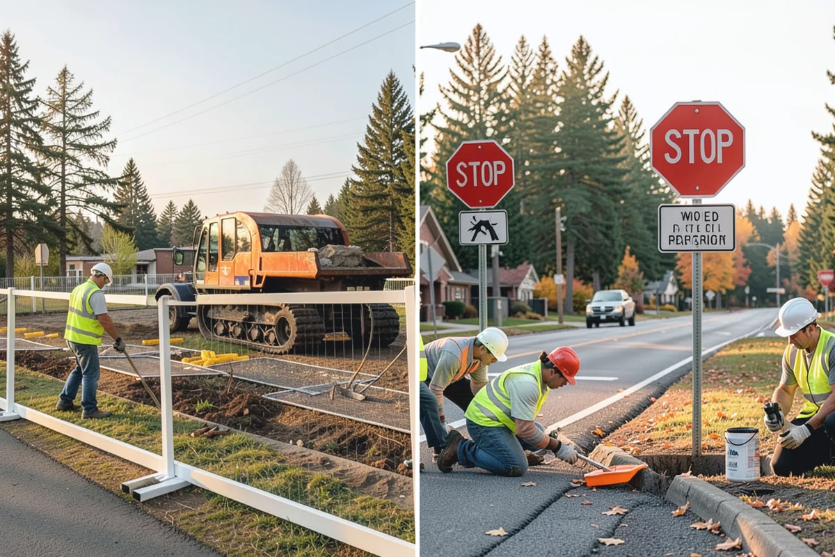 Sidewalk Pressure Washing in Medina, King County, WA - Walk the route with staff to map linear footage, staining, and drain locations