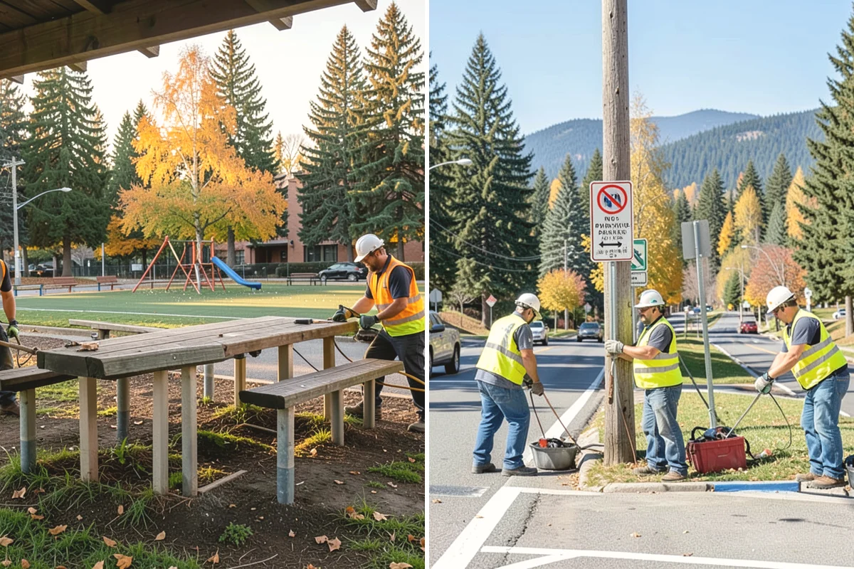 Sidewalk Pressure Washing in Mercer Island, King County, WA - Walk the route with staff to map linear footage, staining, and drain locations