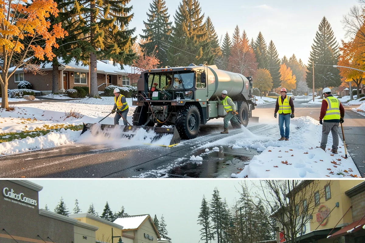 Sidewalk Pressure Washing in Mill Creek, Snohomish County, WA - Cleaning is most effective in spring and early summer when milder weather speeds drying, though moss and algae control benefits...