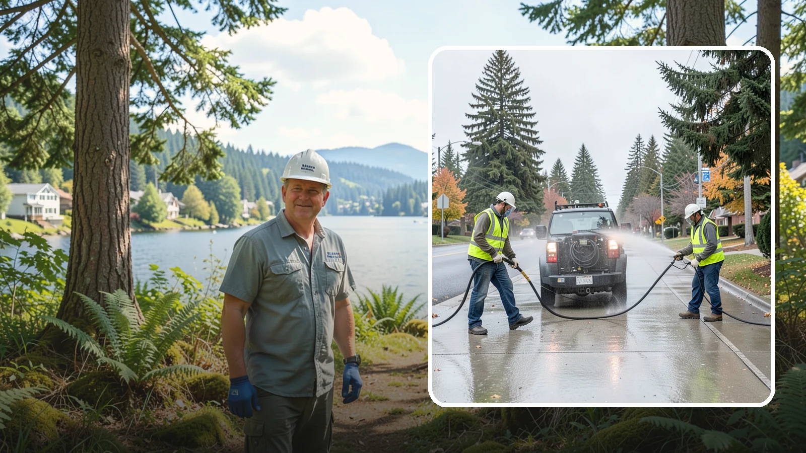Sidewalk Pressure Washing in Milton, King County, WA - Restore downtown walkways and public sidewalks with scheduled hot-water pressure washing that meets municipal cleanliness...