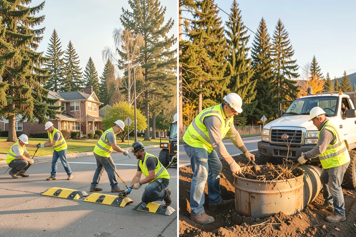 Sidewalk Pressure Washing in Mountlake Terrace, Snohomish County, WA - Walk the route with staff to map linear footage, staining, and drain locations