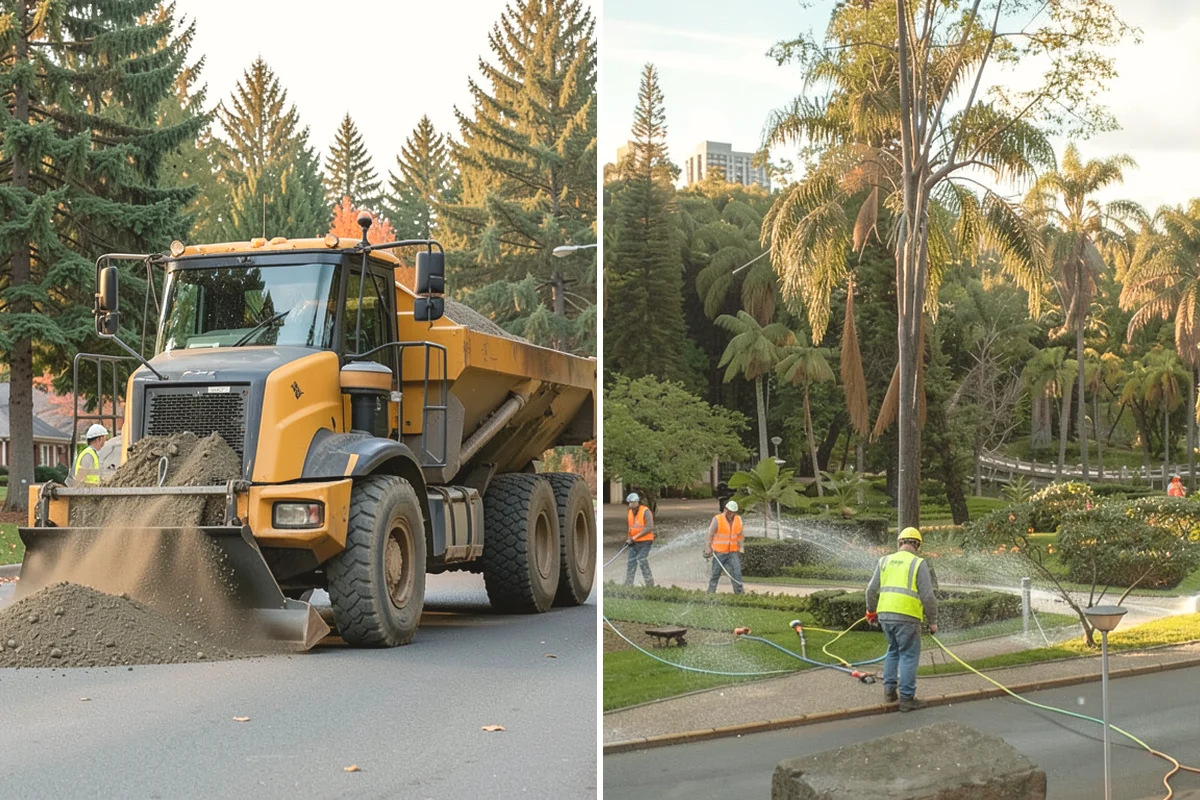 Sidewalk Pressure Washing in Mukilteo, Snohomish County, WA - Walk the route with staff to map linear footage, staining, and drain locations