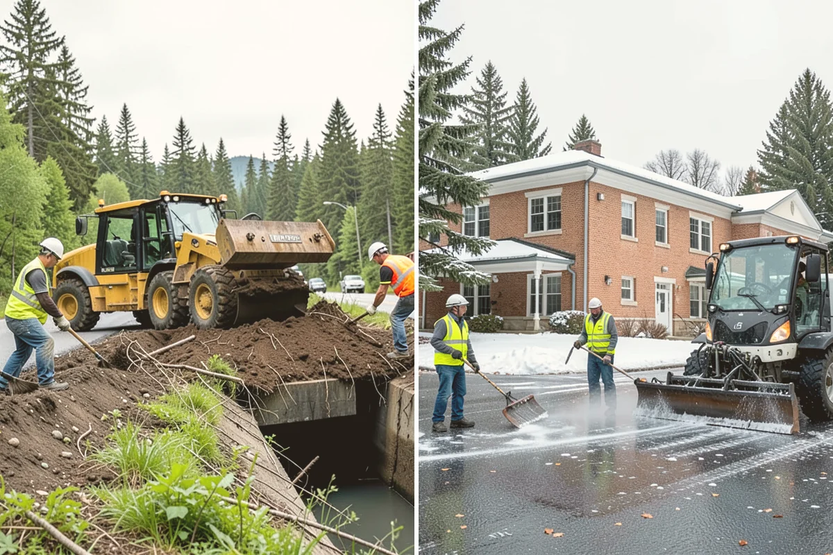 Sidewalk Pressure Washing in Newcastle, King County, WA - Walk the route with staff to map linear footage, staining, and drain locations