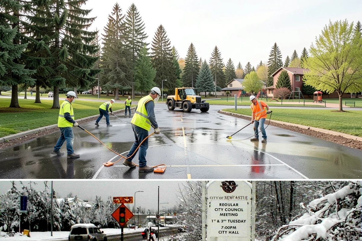 Sidewalk Pressure Washing in Newcastle, King County, WA - Cleaning is most effective in spring and early summer when milder weather speeds drying, though moss and algae control benefits...