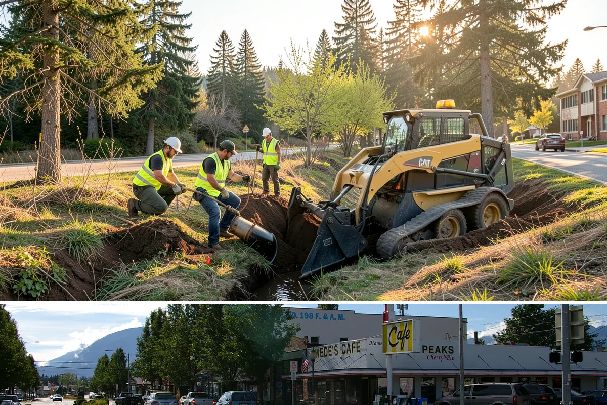 Sidewalk Pressure Washing in North Bend, King County, WA - Cleaning is most effective in spring and early summer when milder weather speeds drying, though moss and algae control benefits...