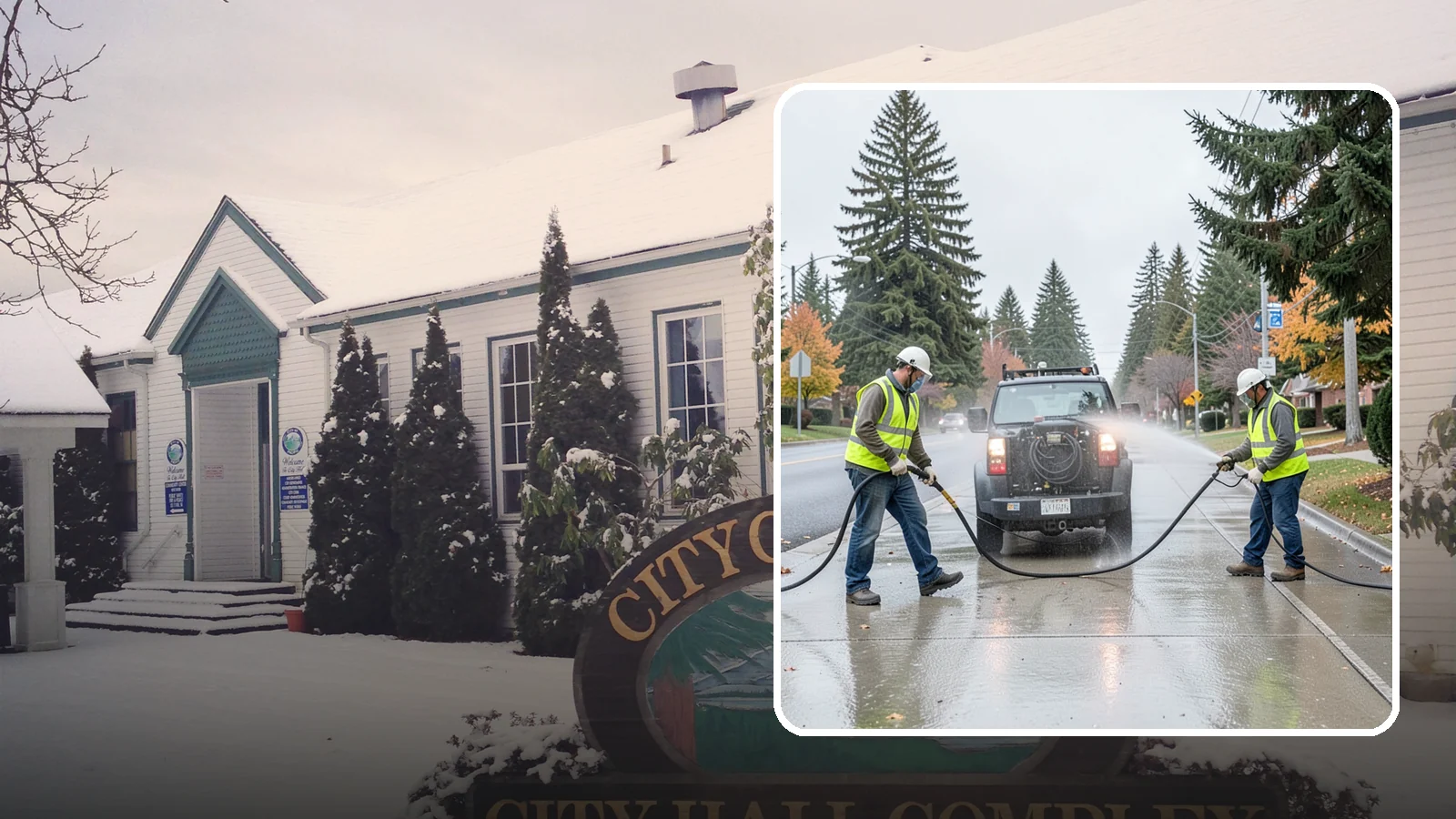 Sidewalk Pressure Washing in Pacific, King County, WA - Restore downtown walkways and public sidewalks with scheduled hot-water pressure washing that meets municipal cleanliness...