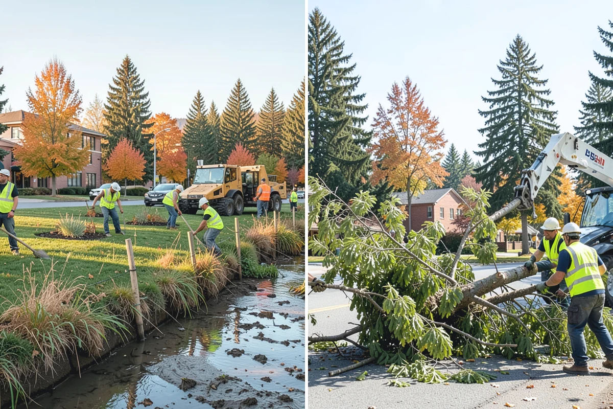 Sidewalk Pressure Washing in Redmond, King County, WA - Walk the route with staff to map linear footage, staining, and drain locations
