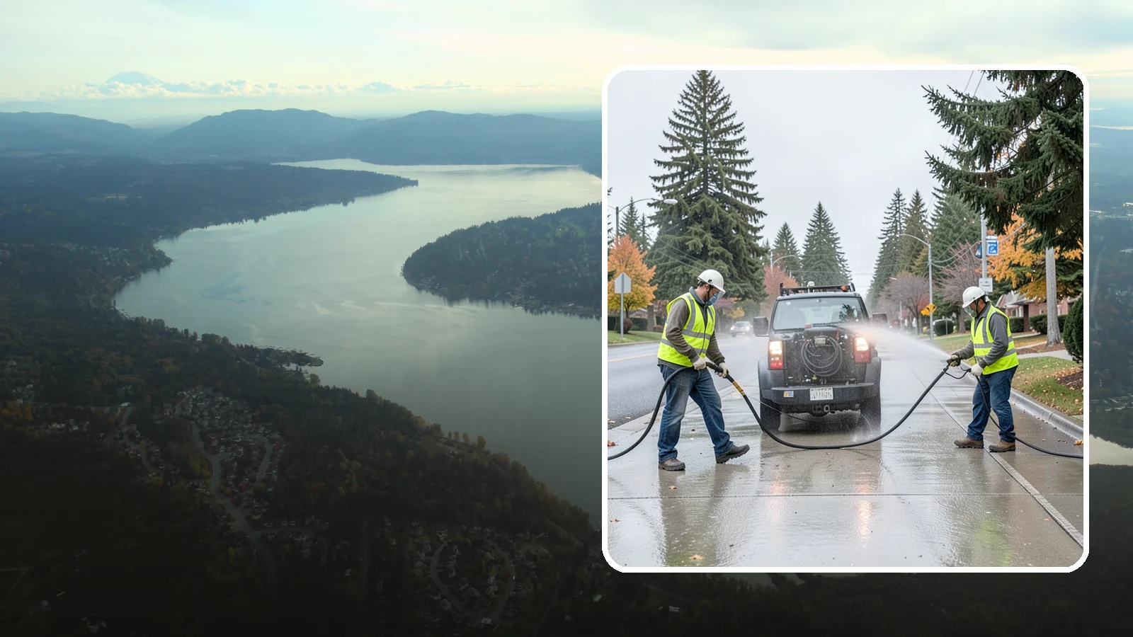 Sidewalk Pressure Washing in Sammamish, King County, WA - Restore downtown walkways and public sidewalks with scheduled hot-water pressure washing that meets municipal cleanliness...