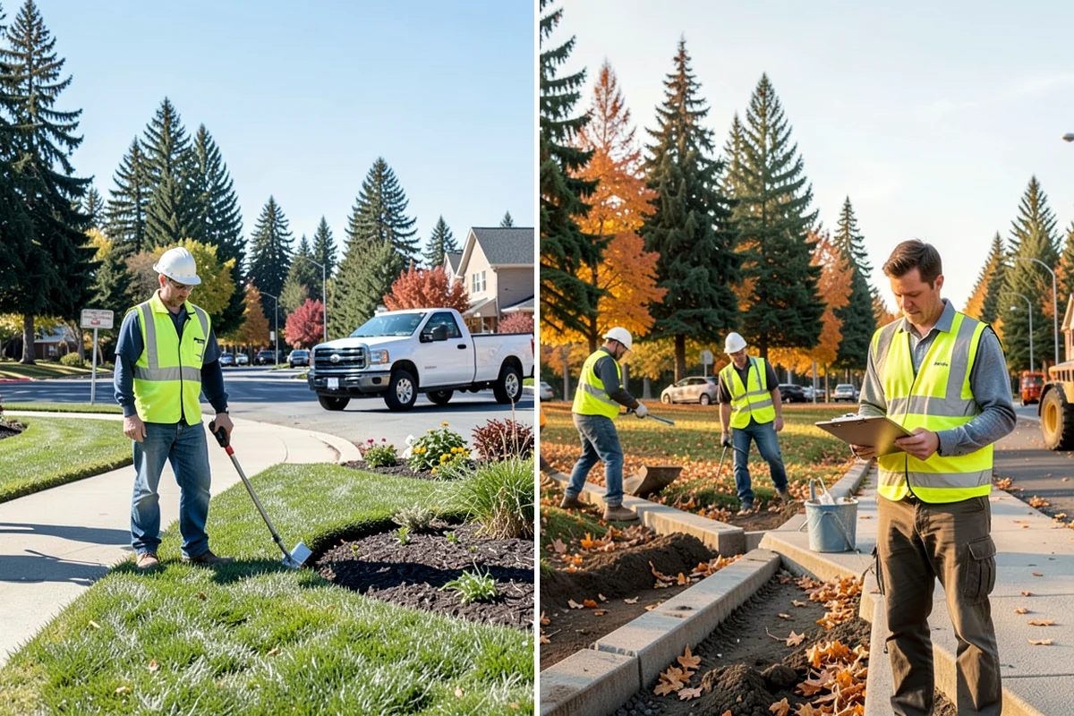 Sidewalk Pressure Washing in SeaTac, King County, WA - Walk the route with staff to map linear footage, staining, and drain locations