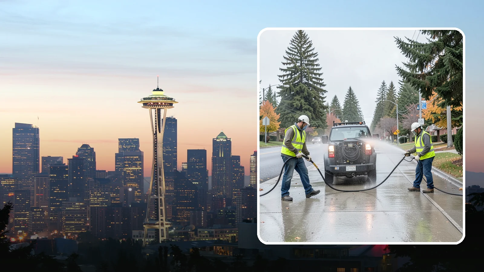 Sidewalk Pressure Washing in Seattle, King County, WA - Restore downtown walkways and public sidewalks with scheduled hot-water pressure washing that meets municipal cleanliness...