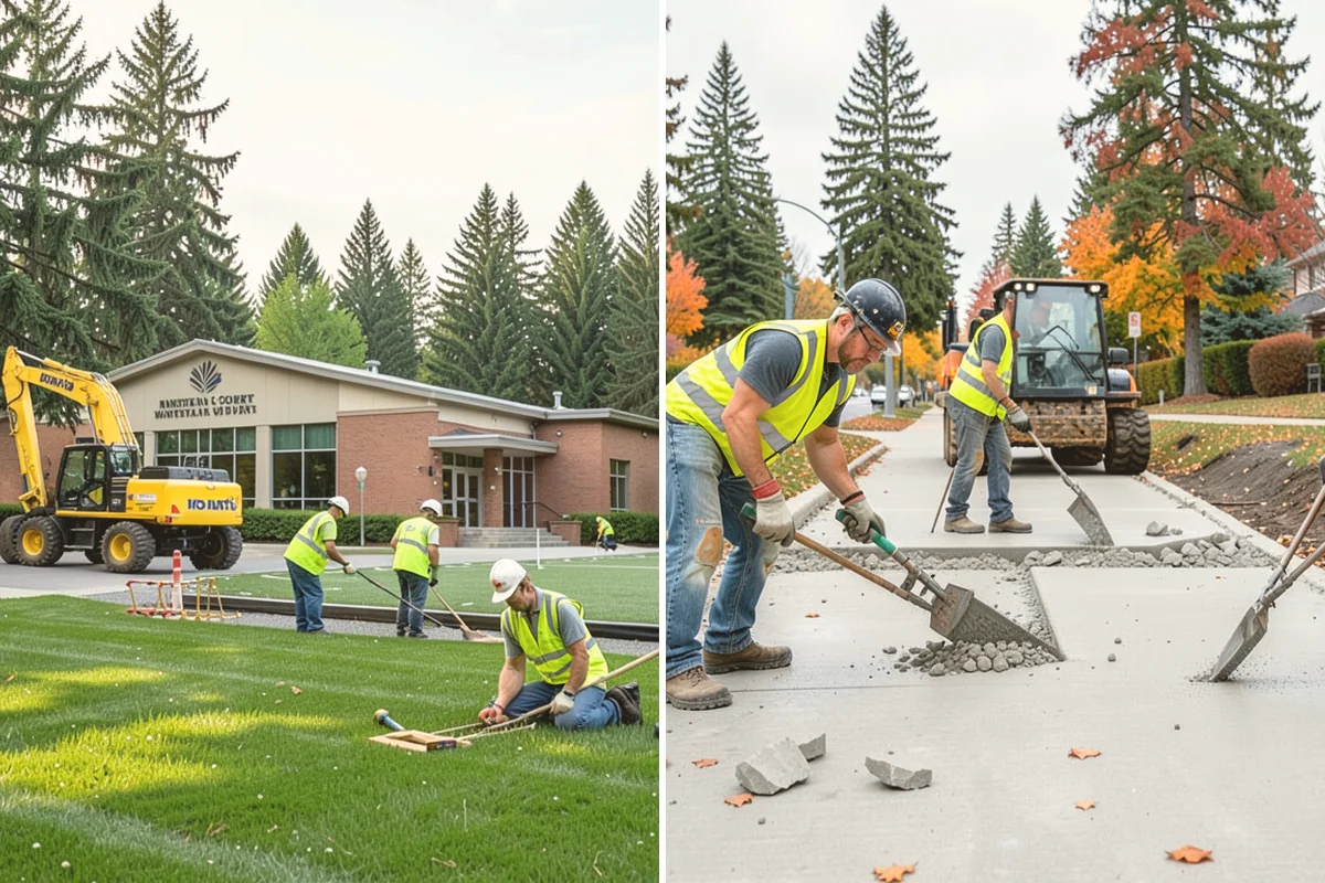 Sidewalk Pressure Washing in Snohomish, Snohomish County, WA - Walk the route with staff to map linear footage, staining, and drain locations