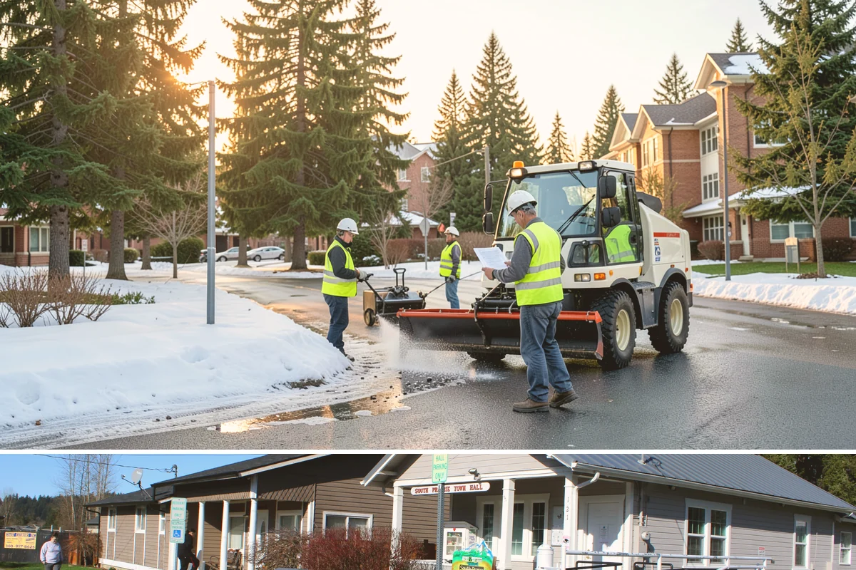 Sidewalk Pressure Washing in South Prairie, Pierce County, WA - Cleaning is most effective in spring and early summer when milder weather speeds drying, though moss and algae control benefits...
