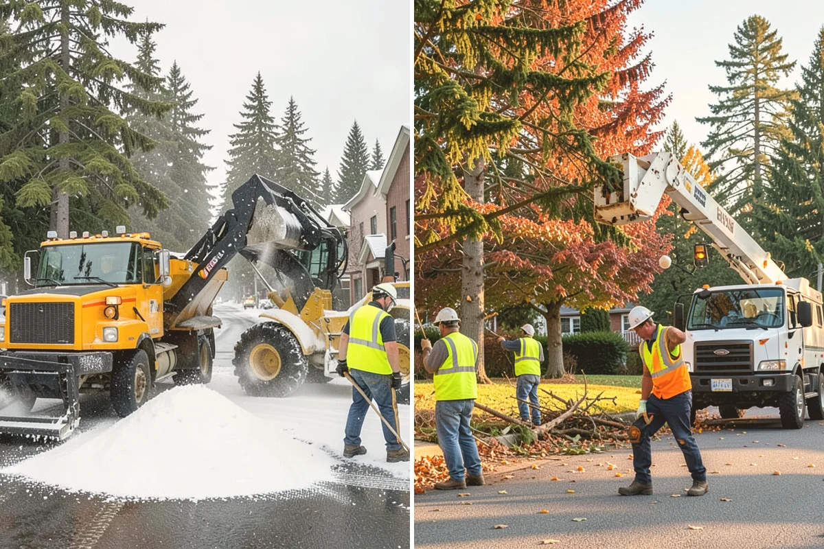 Sidewalk Pressure Washing in Stanwood, Snohomish County, WA - Walk the route with staff to map linear footage, staining, and drain locations