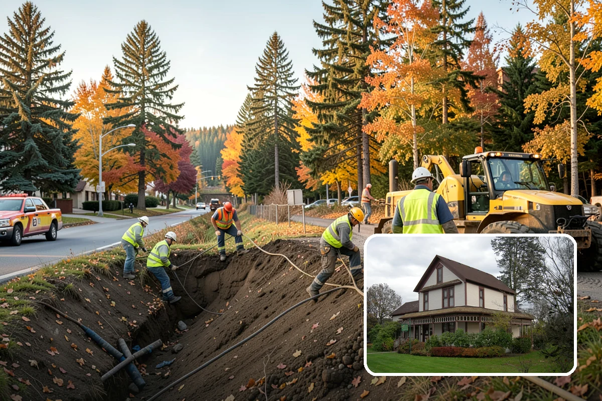 Sidewalk Pressure Washing in Sumner, Pierce County, WA - Removes slip-inducing algae and moss buildup from shaded PNW walkways