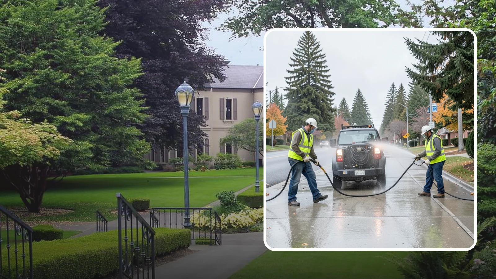 Sidewalk Pressure Washing in Woodinville, King County, WA - Restore downtown walkways and public sidewalks with scheduled hot-water pressure washing that meets municipal cleanliness...