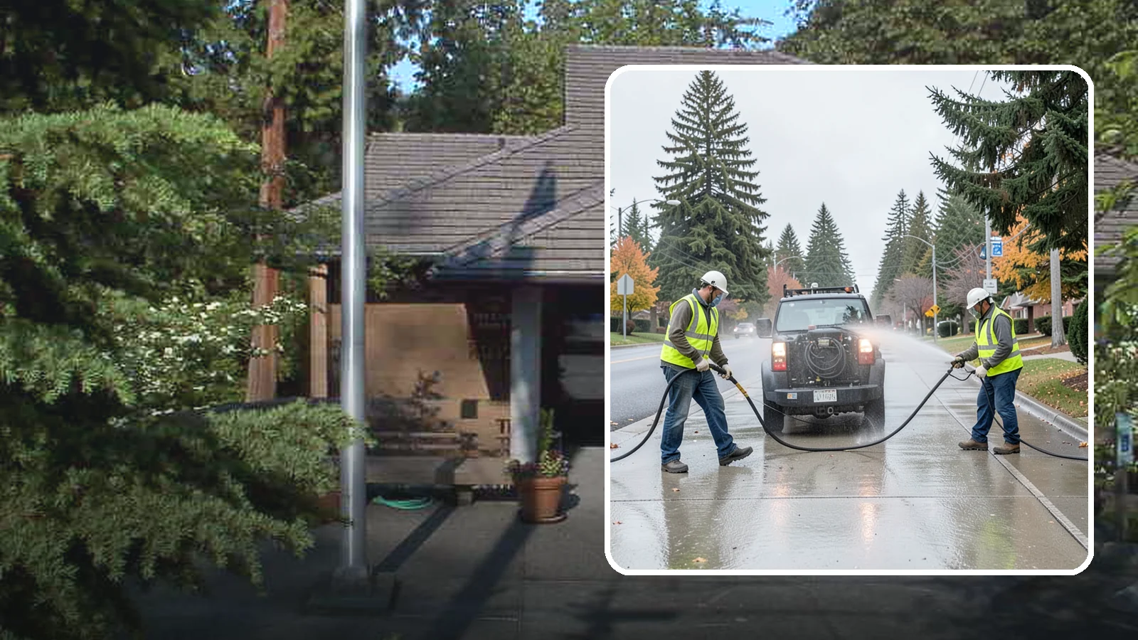 Sidewalk Pressure Washing in Yarrow Point, King County, WA - Restore downtown walkways and public sidewalks with scheduled hot-water pressure washing that meets municipal cleanliness...