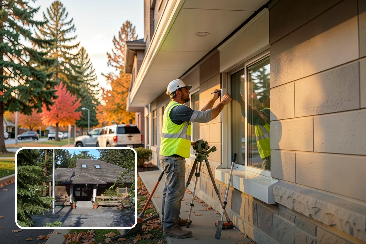 Sidewalk Pressure Washing in Yarrow Point, King County, WA - Removes slip-inducing algae and moss buildup from shaded PNW walkways