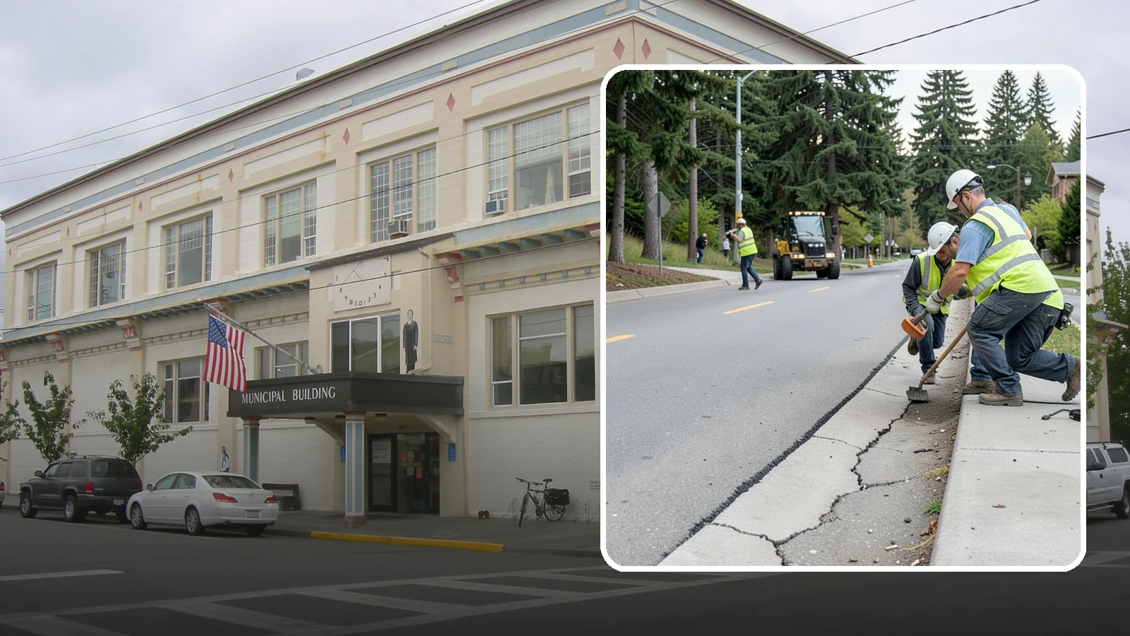 Sidewalk Repairs in Anacortes, Skagit County, WA - Concrete sidewalk repairs that restore safe, ADA-compliant pedestrian paths across municipal walkways.