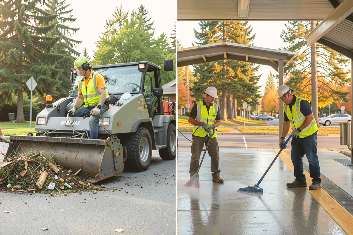 Sidewalk Repairs in Bellevue, King County, WA - Inspect and rate each panel to select the appropriate repair method