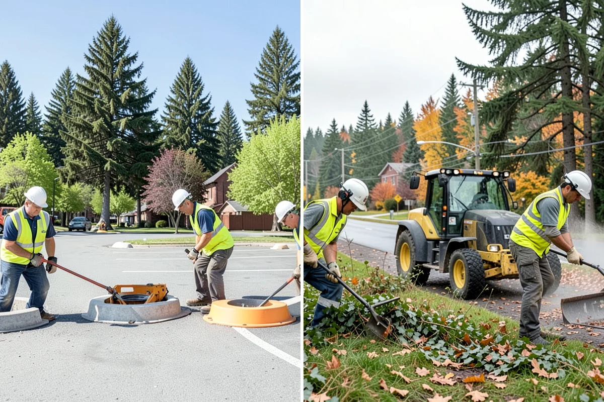 Sidewalk Repairs in Clyde Hill, King County, WA - Inspect and rate each panel to select the appropriate repair method