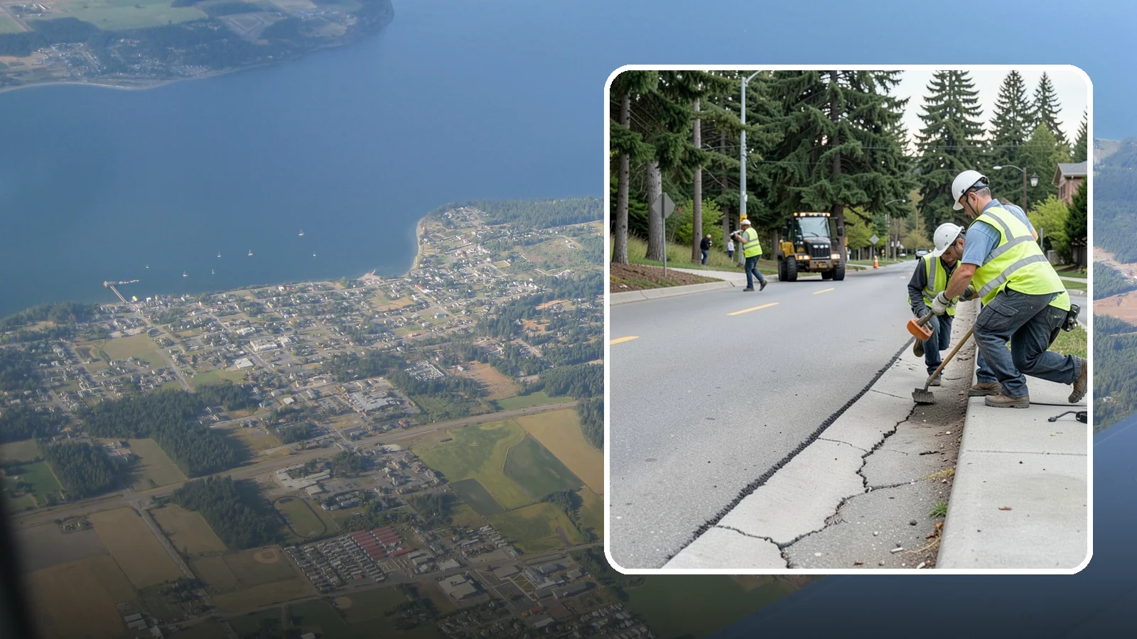 Sidewalk Repairs in Coupeville, Island County, WA - Concrete sidewalk repairs that restore safe, ADA-compliant pedestrian paths across municipal walkways.