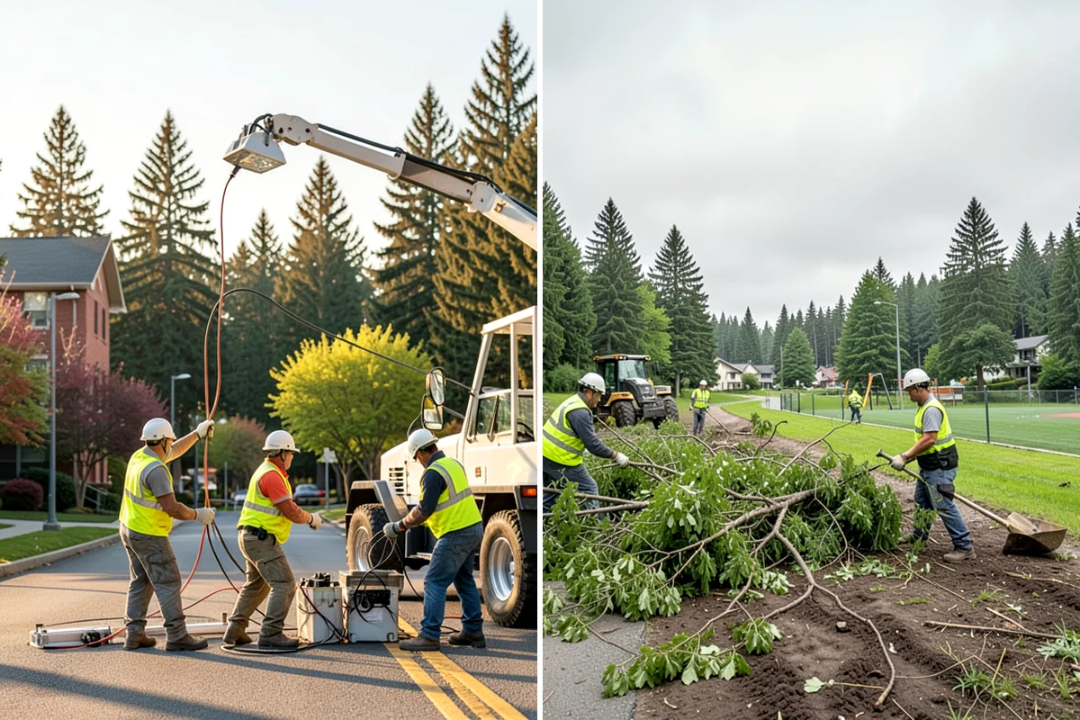 Sidewalk Repairs in DuPont, Pierce County, WA - Inspect and rate each panel to select the appropriate repair method