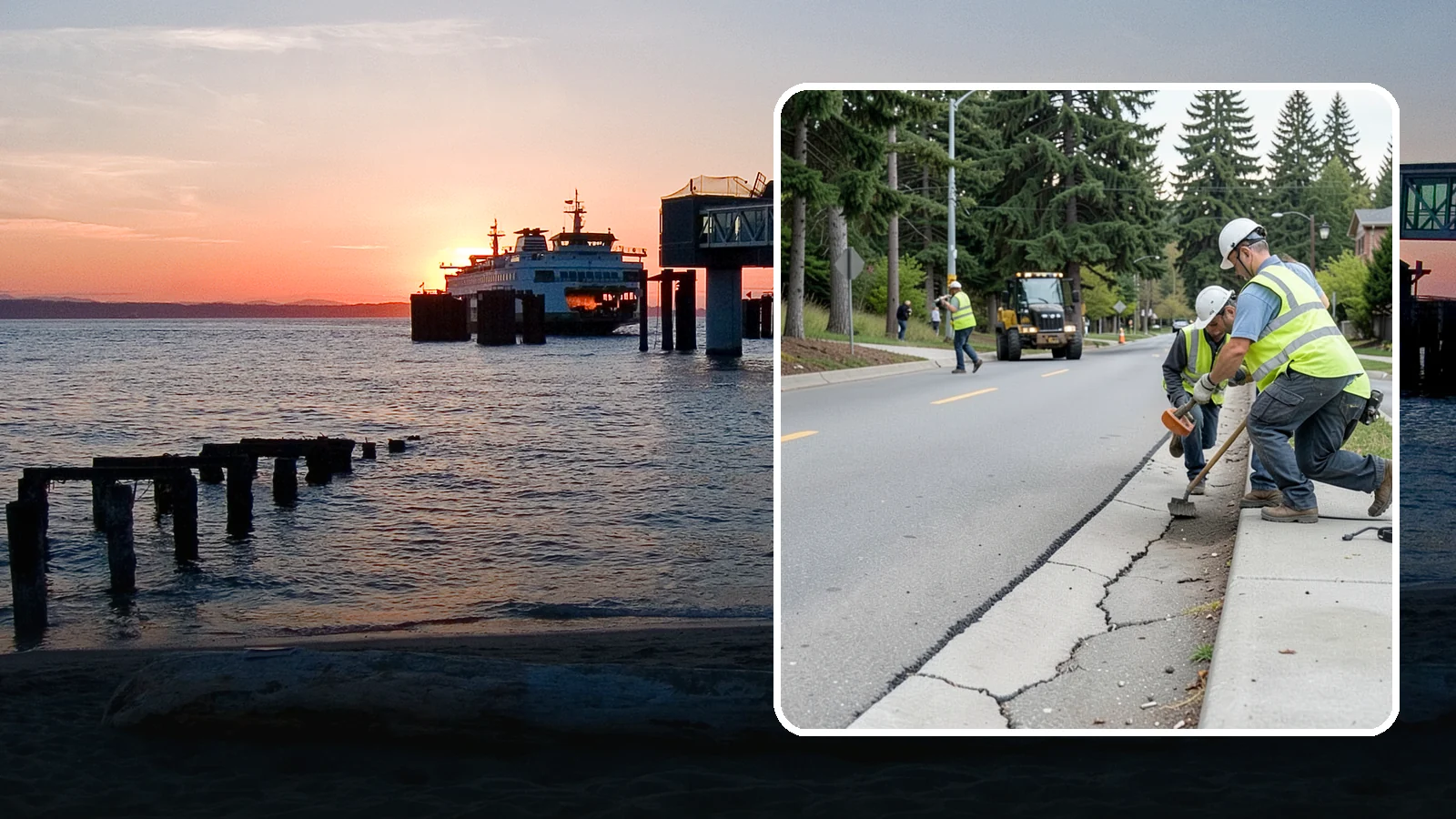 Sidewalk Repairs in Edmonds, Snohomish County, WA - Concrete sidewalk repairs that restore safe, ADA-compliant pedestrian paths across municipal walkways.