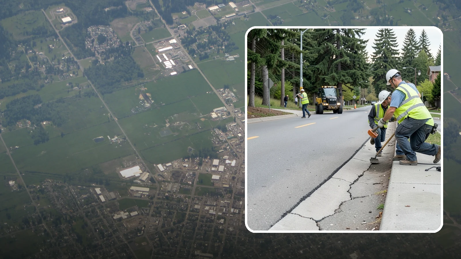 Sidewalk Repairs in Enumclaw, King County, WA - Concrete sidewalk repairs that restore safe, ADA-compliant pedestrian paths across municipal walkways.