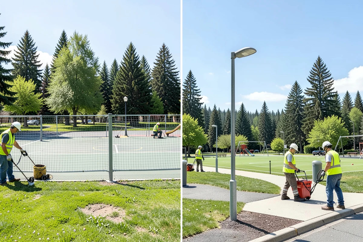 Sidewalk Repairs in Enumclaw, King County, WA - Inspect and rate each panel to select the appropriate repair method