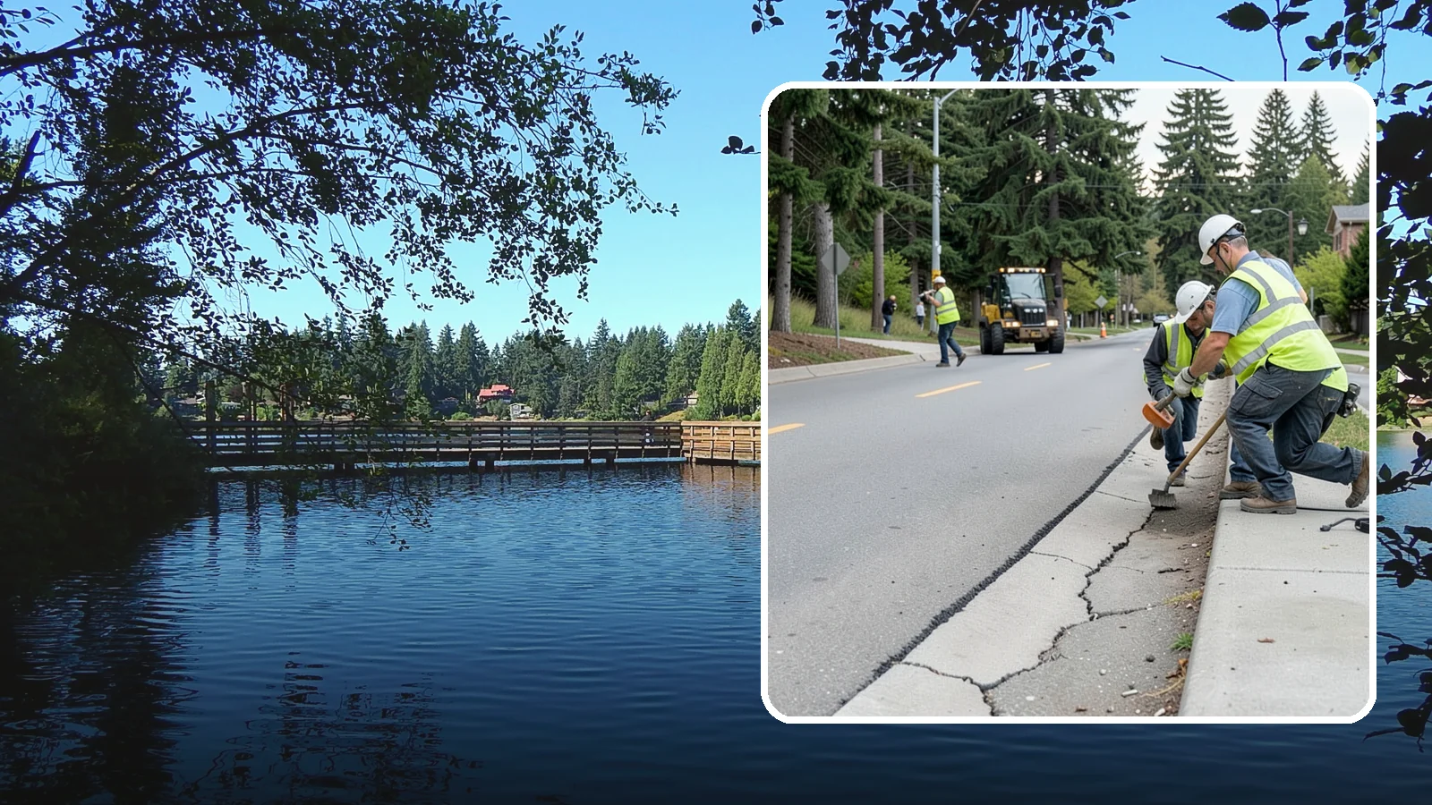 Sidewalk Repairs in Federal Way, King County, WA - Concrete sidewalk repairs that restore safe, ADA-compliant pedestrian paths across municipal walkways.