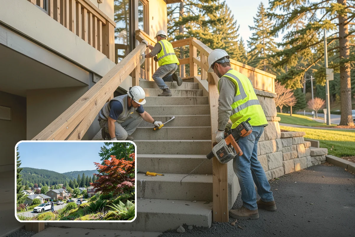 Sidewalk Repairs in Index, Snohomish County, WA - Eliminates trip hazards that drive liability claims