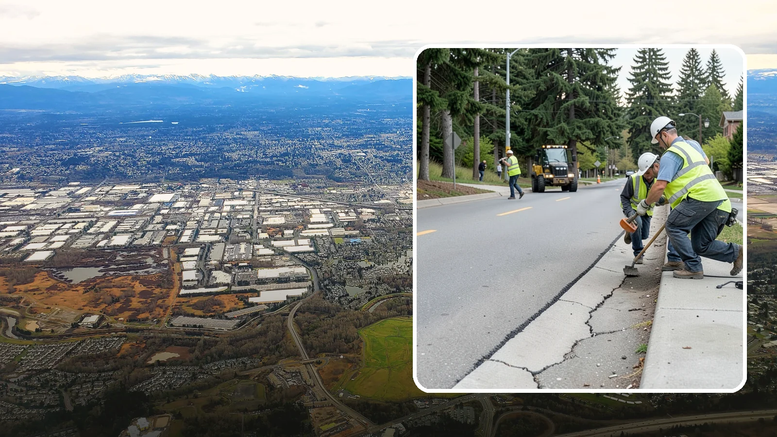 Sidewalk Repairs in Kent, King County, WA - Concrete sidewalk repairs that restore safe, ADA-compliant pedestrian paths across municipal walkways.