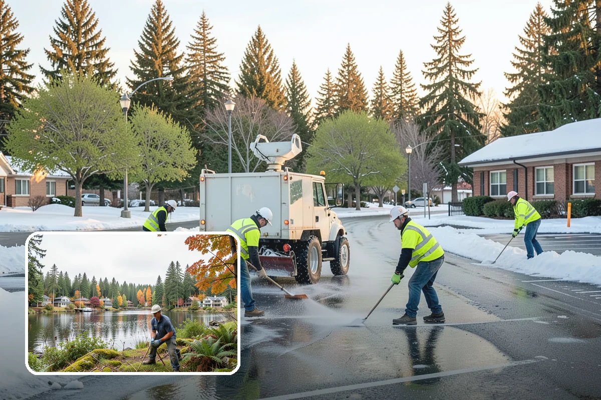 Sidewalk Repairs in La Conner, Skagit County, WA - Eliminates trip hazards that drive liability claims