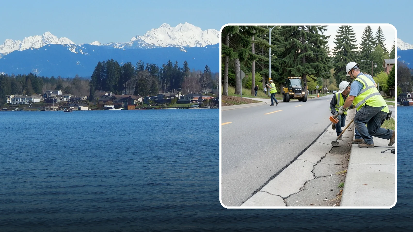 Sidewalk Repairs in Lake Stevens, Snohomish County, WA - Concrete sidewalk repairs that restore safe, ADA-compliant pedestrian paths across municipal walkways.