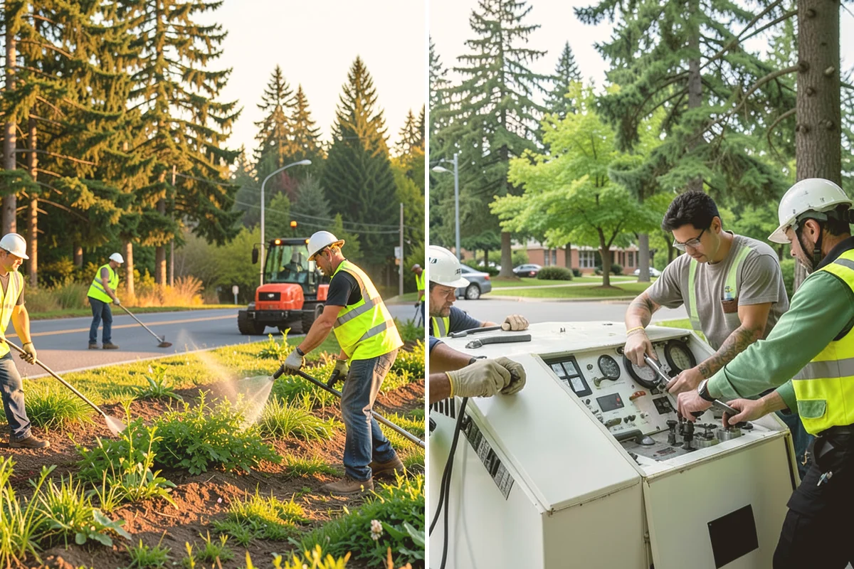 Sidewalk Repairs in Lynnwood, Snohomish County, WA - Inspect and rate each panel to select the appropriate repair method